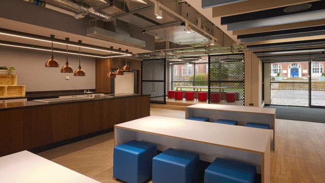Interior View ECP - RGSHW - New Sixth Form Social Space