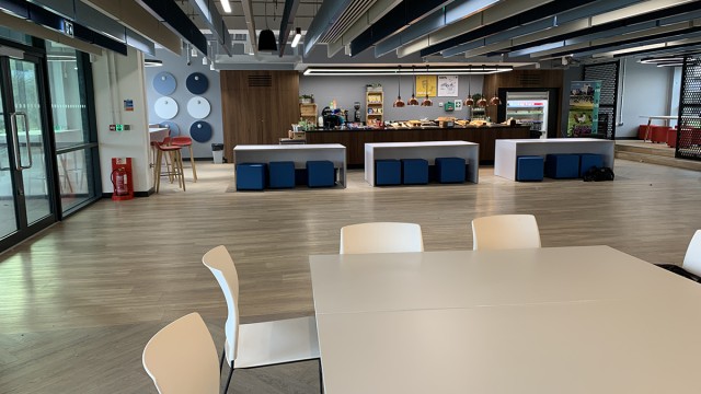 Interior View ECP - RGSHW - New Sixth Form Social Space