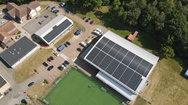 Solar Panel Installation ECP - Rickmansworth School - Solar Panels