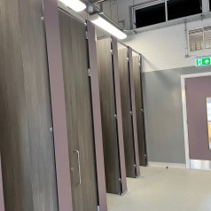 Toilets Interior View ECP - Ouesdale School - Transformation