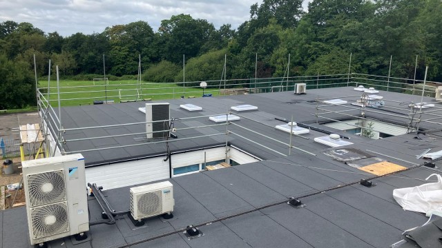 Roof Refurbishment Roof refurbishment project at St Nicholas CofE School in Elstree