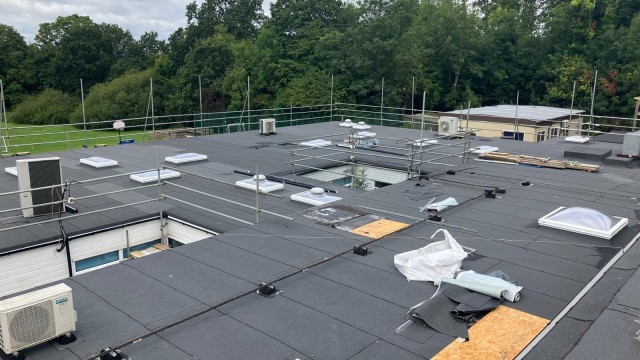 Roof Refurbishment Roof refurbishment project at St Nicholas CofE School in Elstree