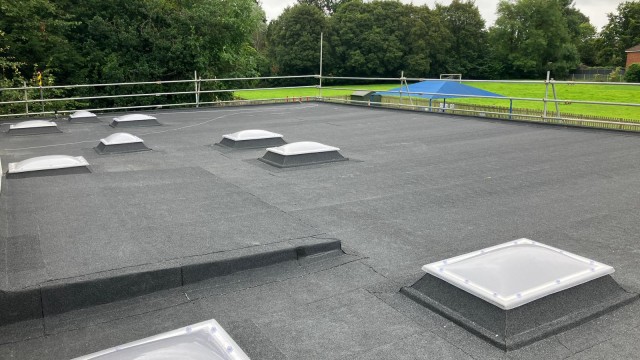 Roof Refurbishment Roof refurbishment project at St Nicholas CofE School in Elstree