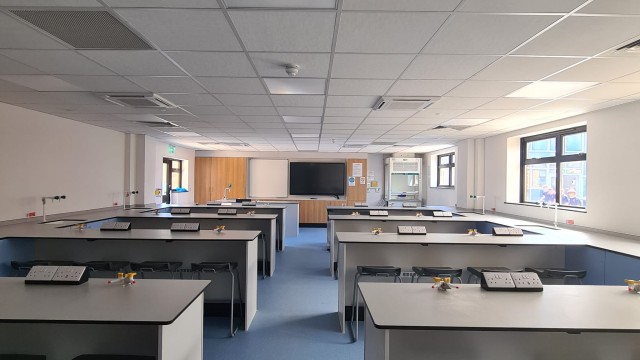 Interior View New Science Lab