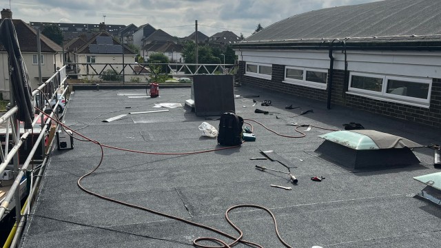 Flat Roof Refurbishment Roof Refurbishment & Ventilation Canopy Upgrade